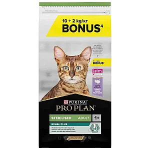 Pro Plan Sterilised Renal Plus Hindili Kısırlaştırılmış Yetişkin Kuru Kedi Maması 10+2 kg - 3
