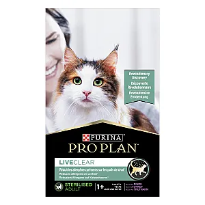 Pro Plan LiveClear Hindili Alerjen Azaltan Kısırlaştırılmış Kedi Maması 7 kg - 1