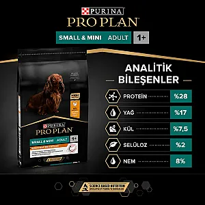 Pro Plan Small&Mini Adult Tavuklu Küçük Irk Yetişkin Köpek Maması 7 kg - 4