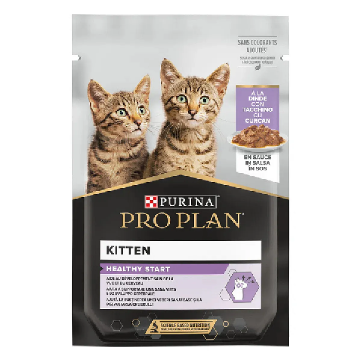 Pro Plan Pouch Sos İçinde Hindili Yavru Kedi Konservesi 85 g