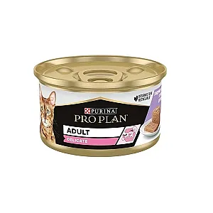 Pro Plan Delicate Hindili Ezme Yetişkin Kedi Konservesi 85 g - 2