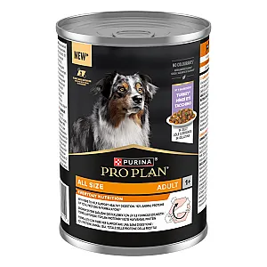 Pro Plan Jöle İçinde Hindili Yetişkin Köpek Konservesi 400 g - 1