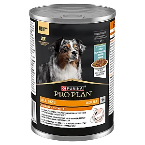 Pro Plan Jöle İçinde Balıklı Yetişkin Köpek Konservesi 400 g - 1