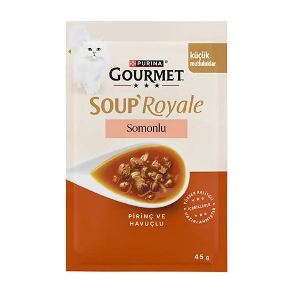 Gourmet Soup Royale Somonlu Kedi Çorbası 45 g