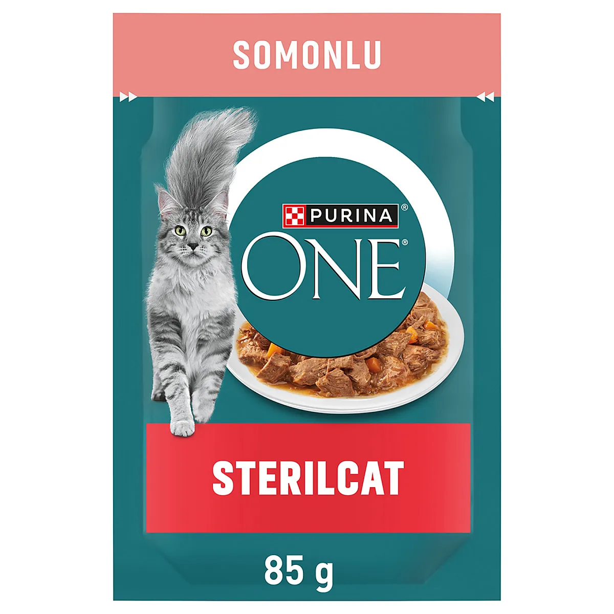 Purina One Sterilcat Somonlu ve Havuçlu Kısırlaştırılmış Kedi Yaş Maması 85 g
