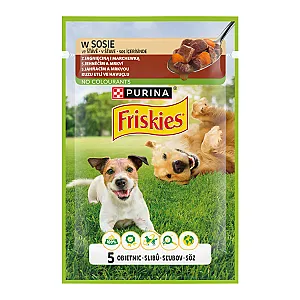 Friskies Sos İçinde Kuzu Etli ve Havuçlu Yetişkin Köpek Konservesi 85 g - 1