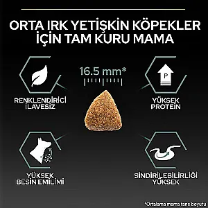 Pro Plan Medium Adult Sensitive Digestion Kuzulu Orta Irk Yetişkin Köpek Maması 10 kg - 4