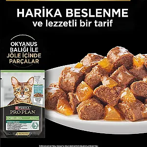 Pro Plan Jöle İçinde Okyanus Balıklı Kısırlaştırılmış Kedi Konservesi 85 g - 3