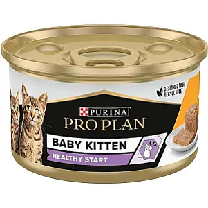 Pro Plan Baby Kitten Tavuklu Ezme Yavru Kedi Konservesi 85 g - 1