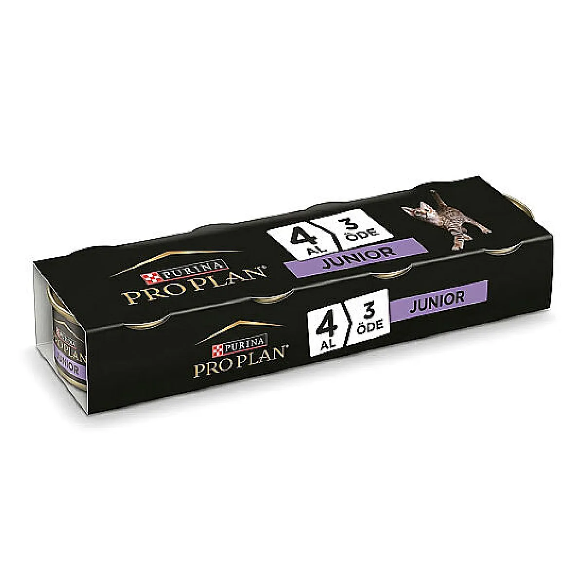Pro Plan Junior Tavuklu Ezme Yavru Kedi Konservesi 4x85 g (4 Al 3 Öde)