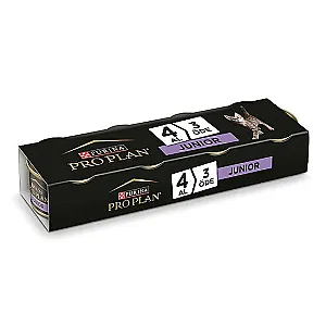 Pro Plan Junior Tavuklu Ezme Yavru Kedi Konservesi 4x85 g (4 Al 3 Öde) - 1