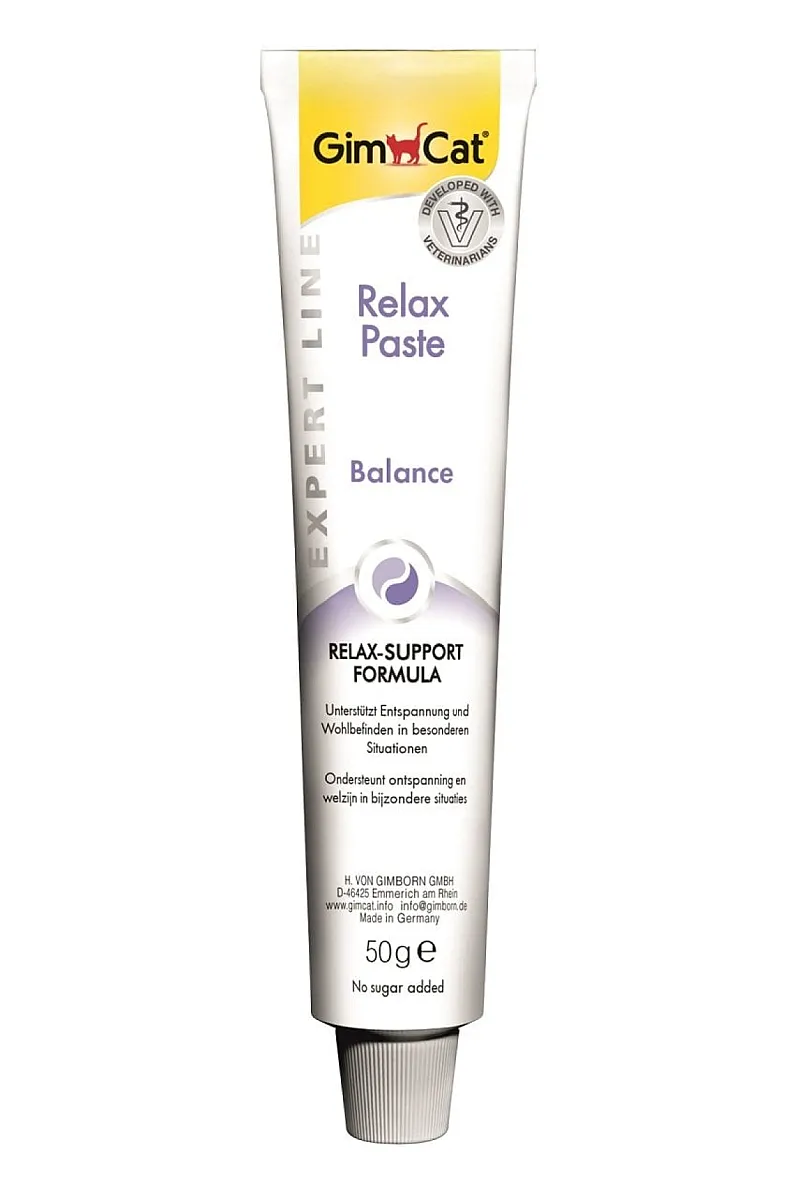 GimCat Relax Paste Sakinleştirici Kedi Macunu 50 g