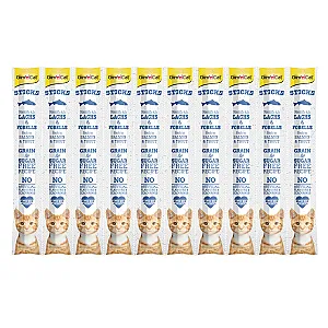 GimCat Sticks Somon ve Alabalıklı Kedi Ödül Çubuğu 50 g (10 Adet) - 1