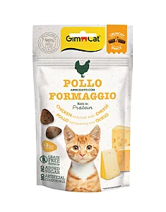 GimCat Crunchy Snacks Tavuklu ve Peynirli Tahılsız Kedi Ödülü 50 g - 1