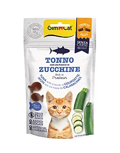 GimCat Crunchy Snacks Ton Balıklı ve Kabaklı Tahılsız Kedi Ödülü 50 g - 1