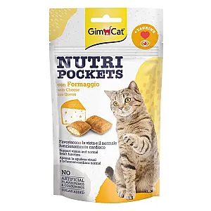 GimCat Nutri Pockets Peynirli ve Taurinli Kedi Ödül Maması 60 g - 1