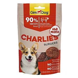 GimDog Charlies The Mono Burgers Sığır Etli Köpek Ödülü 70 g - 1