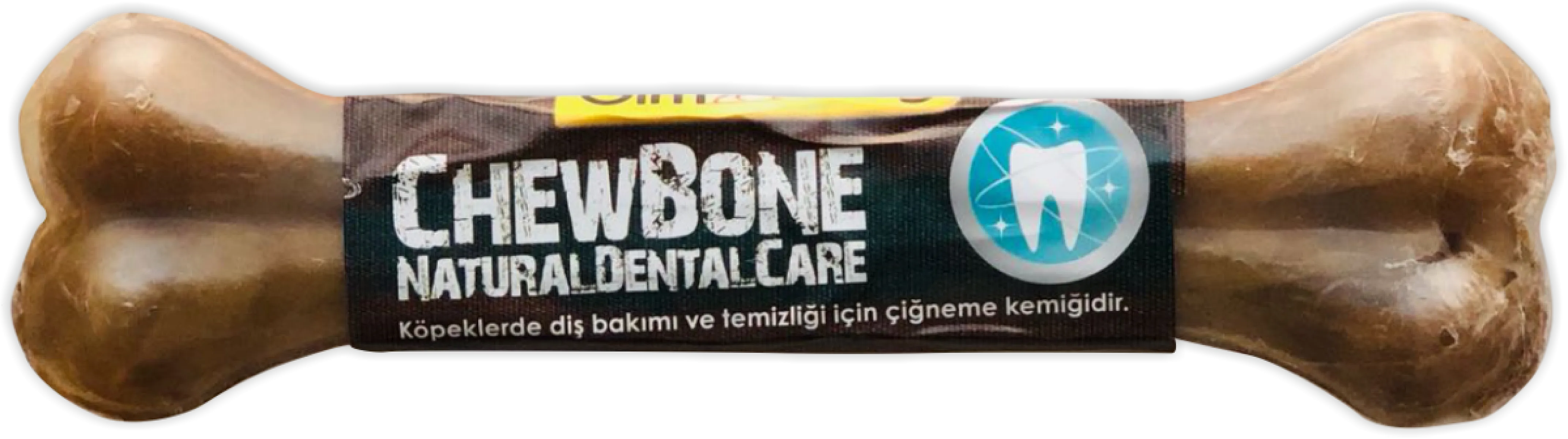 GimDog Mordimi Naturel Preslenmiş Köpek Çiğneme Kemiği 32 cm