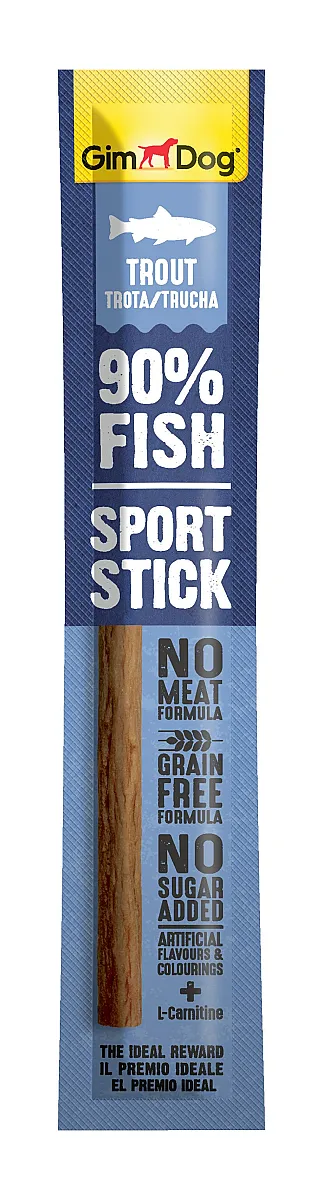 GimDog SportSticks Alabalıklı Tahılsız Köpek Ödül Çubuğu 12 g