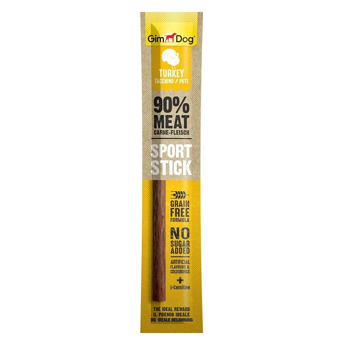 GimDog SportSticks Hindi Etli Tahılsız Köpek Ödül Çubuğu 12 g