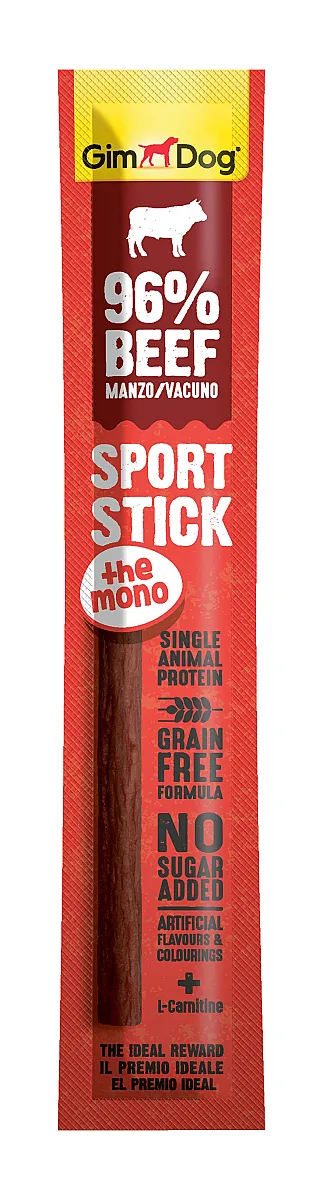 GimDog SportSticks Mono Sığır Etli Tahılsız Köpek Ödül Çubuğu 12 g
