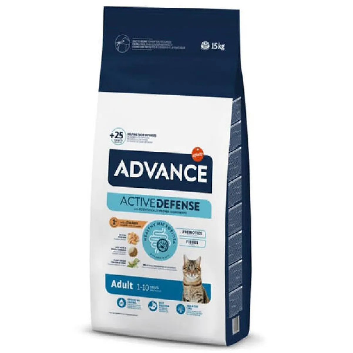 Advance Active Defense Tavuklu ve Pirinçli Yetişkin Kedi Maması 15 Kg