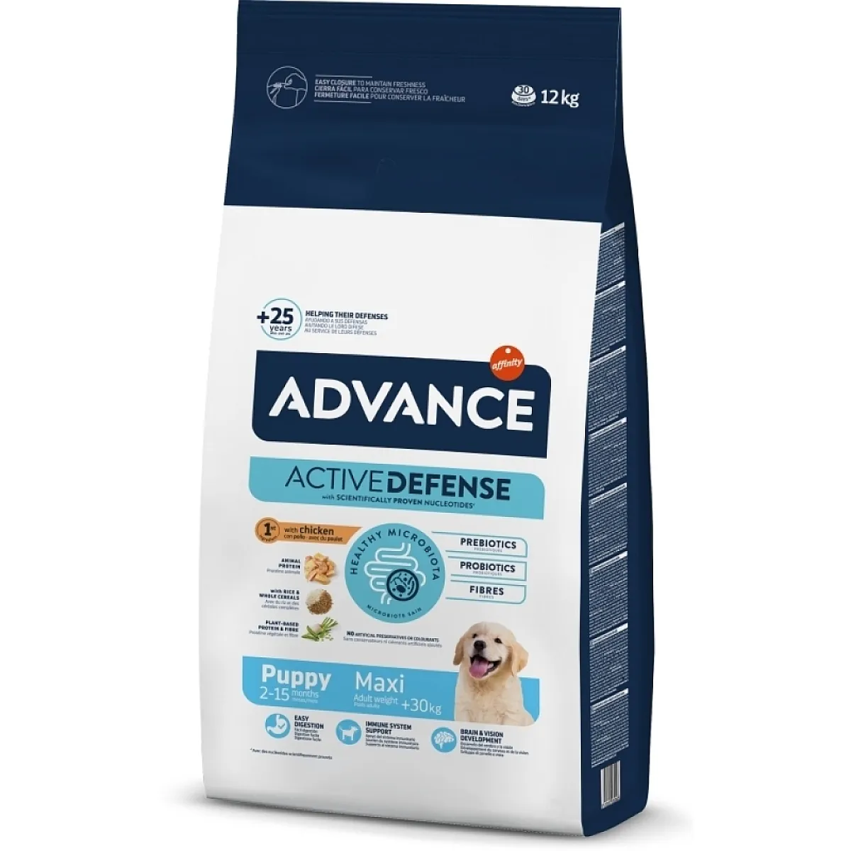Advance Dog Puppy Protect Maxi Tavuklu ve Pirinçli Büyük Irk Yavru Köpek Maması 12 Kg