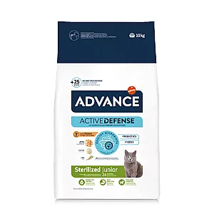 Advance Cat Young Sterilized Tavuklu ve Pirinçli Kısırlaştırılmış Yavru Kedi Maması 10 Kg - 1