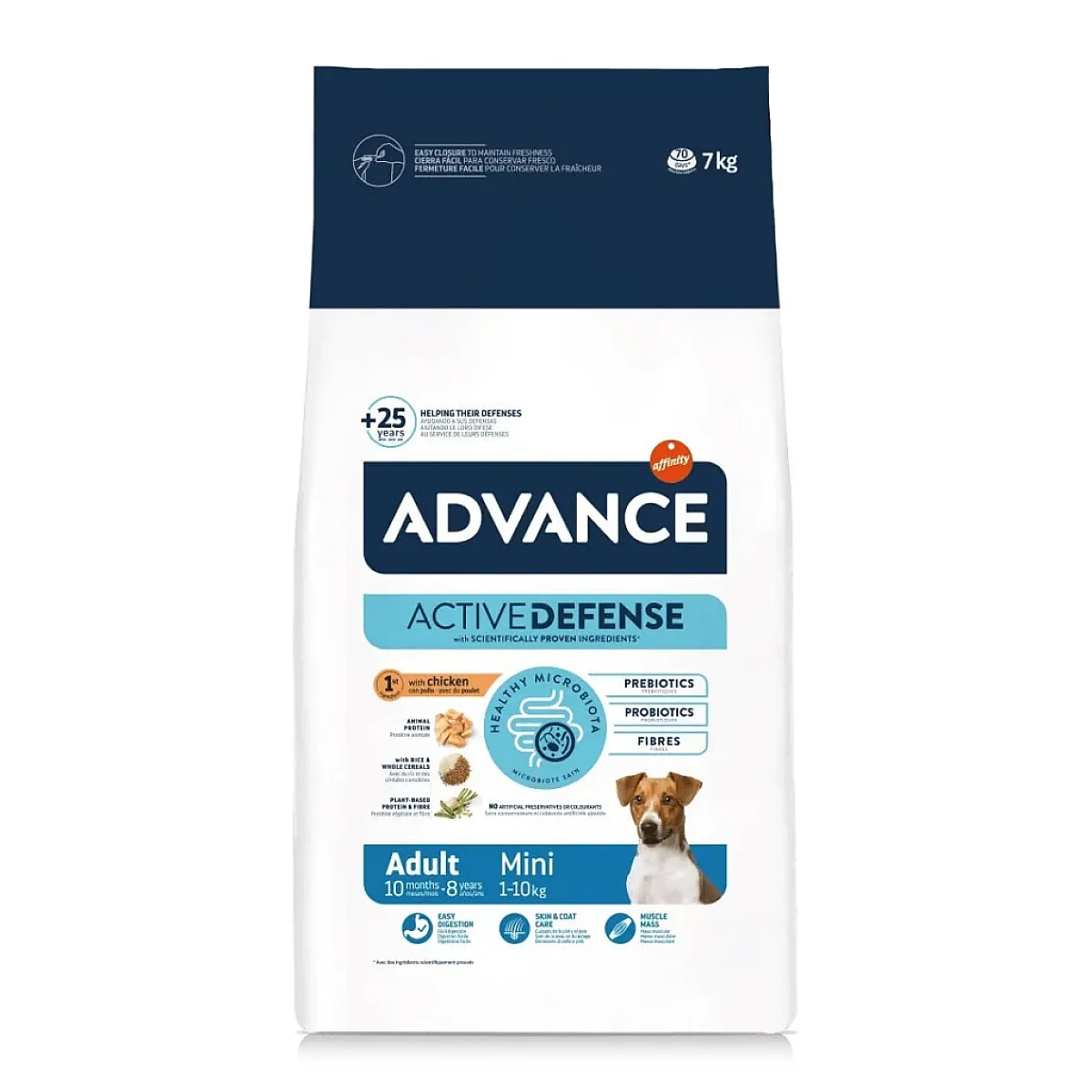 Advance Active Defense Adult Mini Tavuklu Köpek Maması 7 Kg