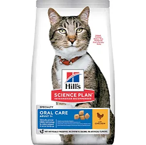 Hill's Science Plan Oral Care Tavuklu Ağız ve Diş Sağlığı Kedi Maması 1,5 kg