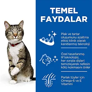 Hill's Science Plan Oral Care Tavuklu Ağız ve Diş Sağlığı Kedi Maması 1,5 kg - 2