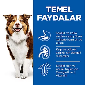 Hill's Science Plan Mature Adult 7+ Medium Kuzulu Yaşlı Köpek Maması - 5