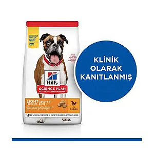Hill's Science Plan Light Medium Tavuklu Diyet Köpek Maması - 4