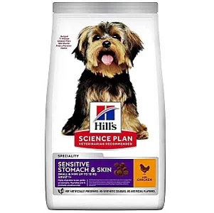 Hill's Science Plan Small & Mini Sensitive Stomach & Skin Tavuklu Köpek Maması 1,5 kg