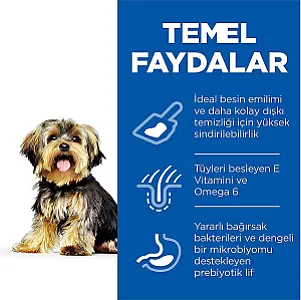 Hill's Science Plan Small & Mini Sensitive Stomach & Skin Tavuklu Köpek Maması 1,5 kg - 3