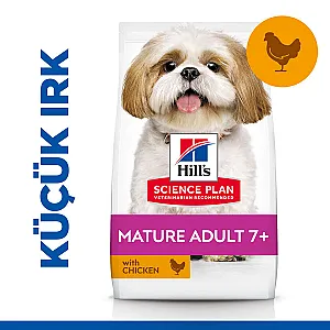 Hill's Science Plan Small & Mini Mature Adult 7+ Tavuklu Yaşlı Köpek Maması 1,5 kg - 2