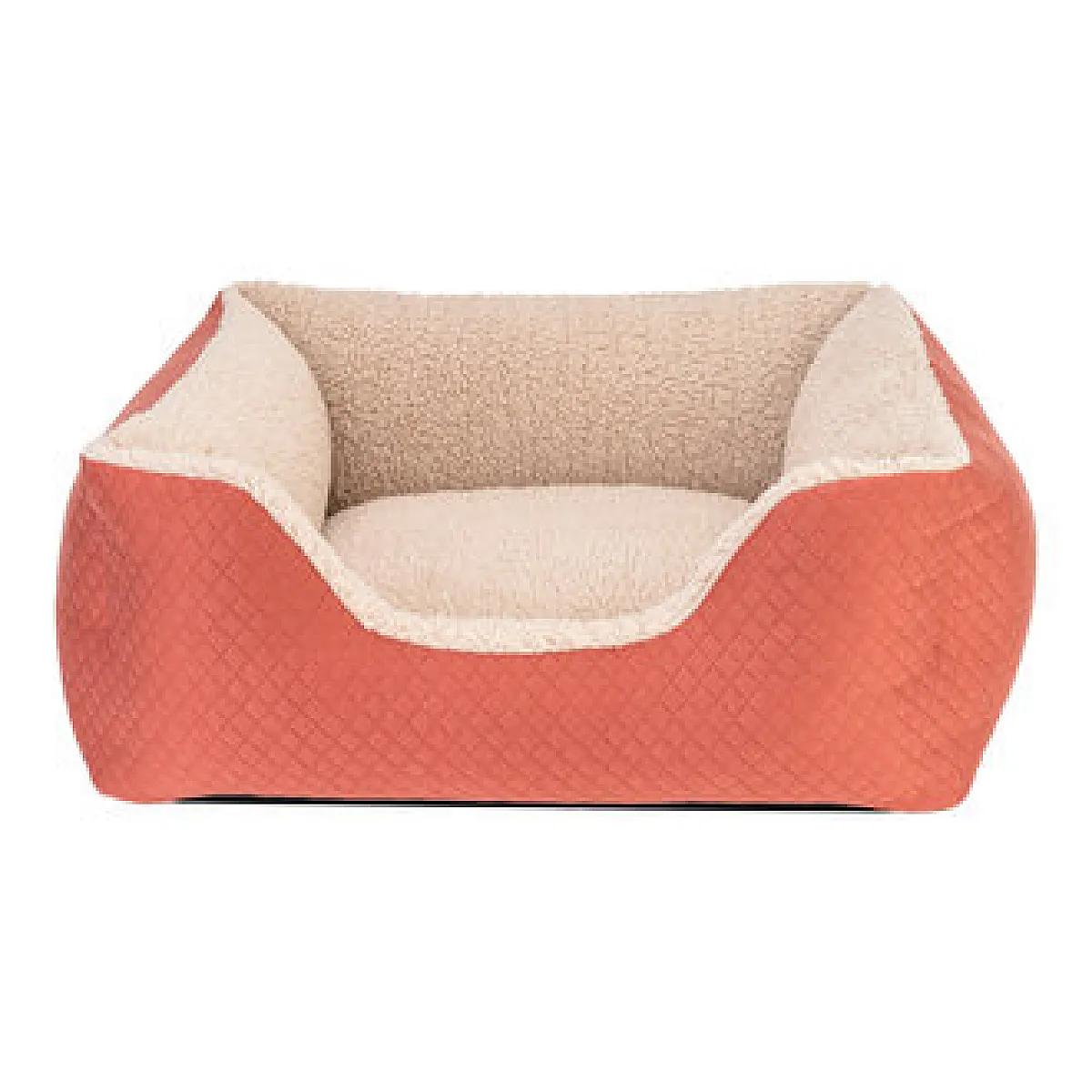 Pet Comfort Ekru Peluş Kedi ve Köpek Yatağı - 80x55 cm