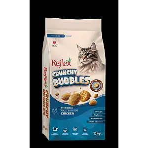 Reflex Crunchy Bubbles Tavuklu Kısırlaştırılmış Yetişkin Kedi Maması 10 kg