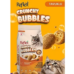 Reflex Crunchy Bubbles Tavuklu Yetişkin Kedi Maması 10 kg