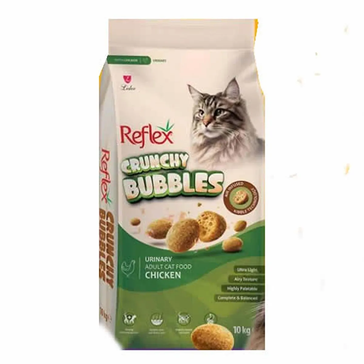 Reflex Crunchy Bubbles Urinary Tavuklu Yetişkin Kedi Maması 10 kg