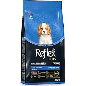 Reflex Plus Somonlu Mini ve Küçük Irk Yavru Köpek Maması 3 kg
