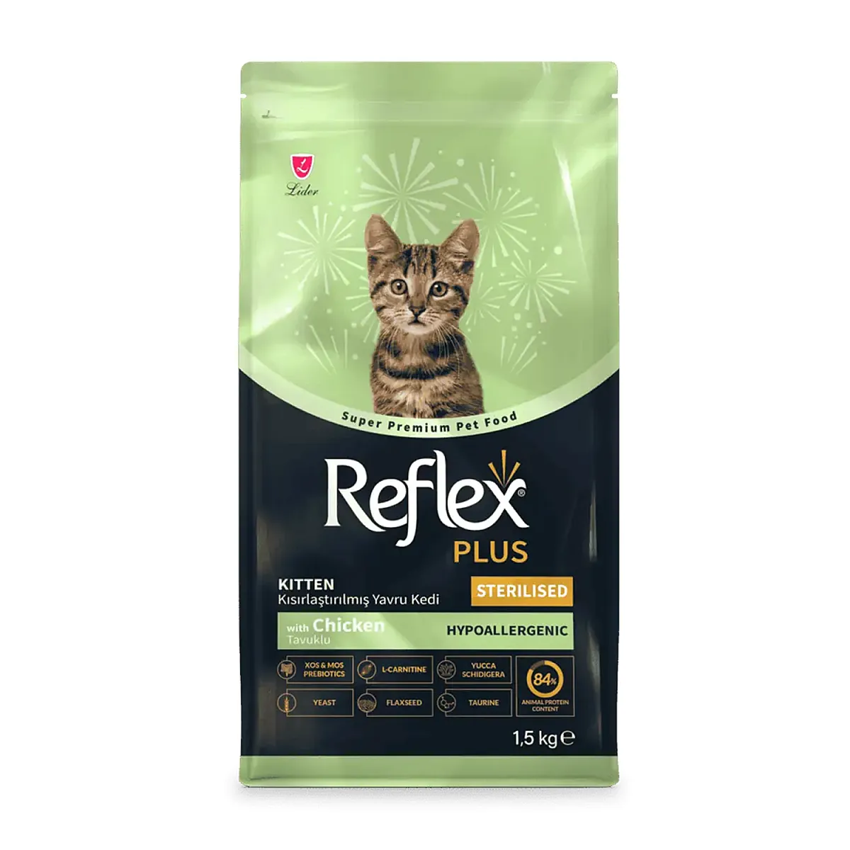 Reflex Plus Tavuklu Kısırlaştırılmış Yavru Kedi Maması 1,5 kg