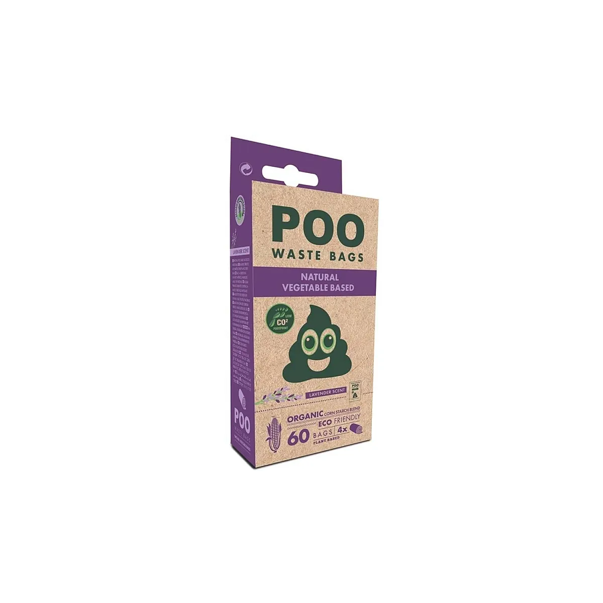 M-Pets Poo Lavanta Kokulu Dışkı Poşeti 4x15 Yaprak