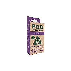 M-Pets Poo Lavanta Kokulu Dışkı Poşeti 4x15 Yaprak