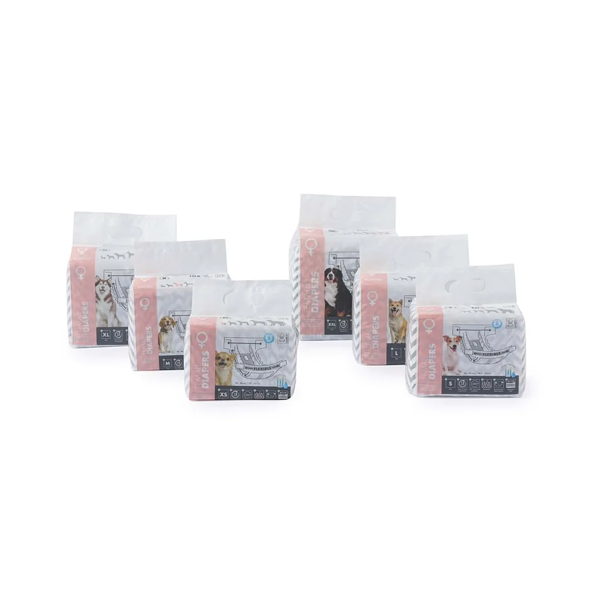M-Pets Diapers Dişi Köpek Külotu (S) 10'lu