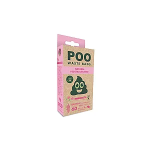 M-Pets Poo Gül Kokulu Dışkı Poşeti 4x15 Yaprak