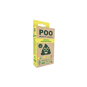 M-Pets Poo Limon Kokulu Dışkı Poşeti 4x15 Yaprak