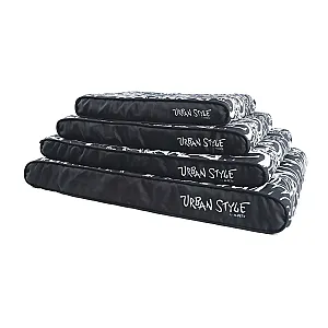 M-Pets UrbanStyle Contempo Cushion Yatak Siyah-Beyaz (L) 95x65x9 cm