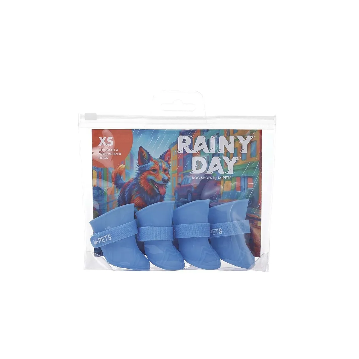 M-Pets Rainy Day Köpek Ayakkabısı (XS) Mavi