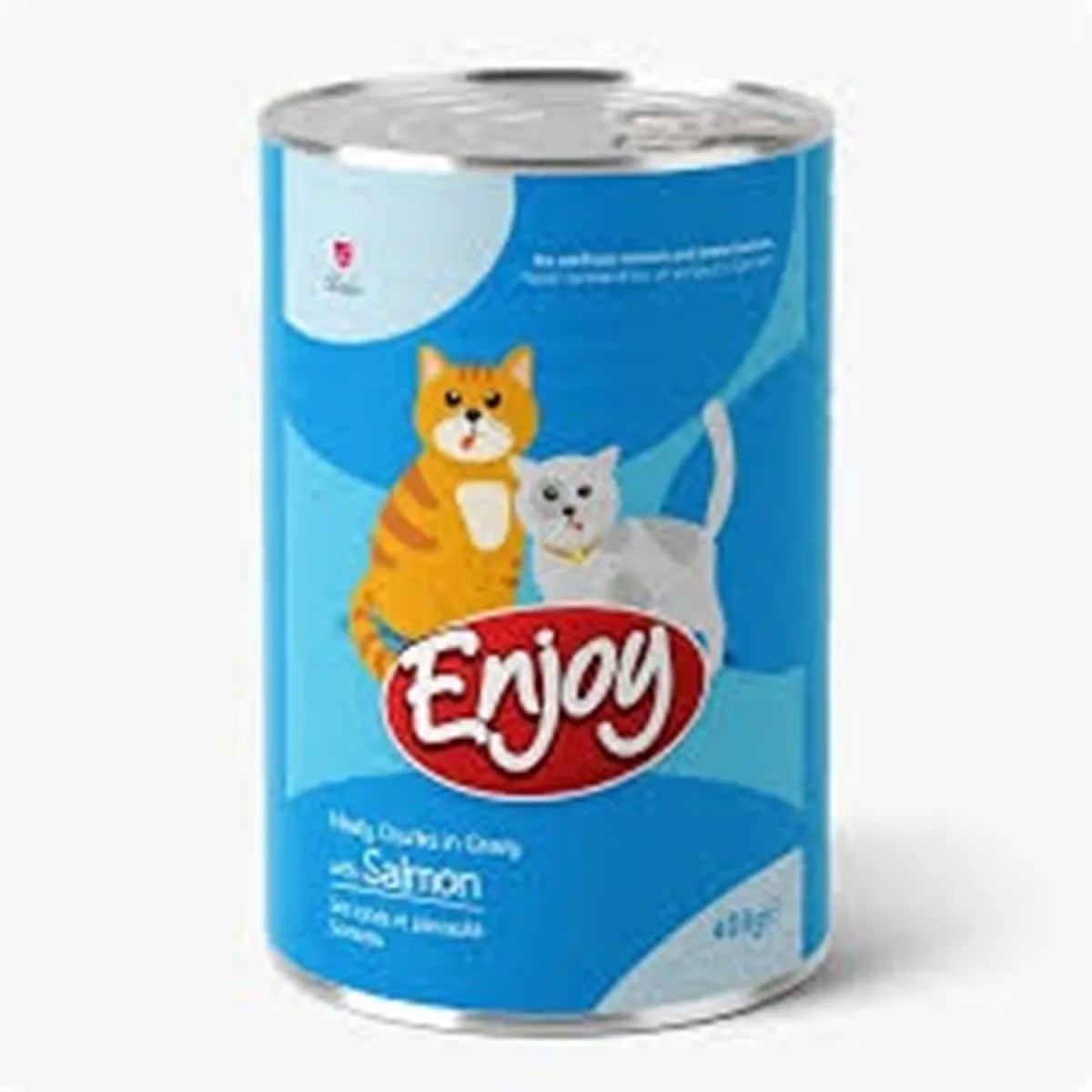 Enjoy Konserve Sos İçinde Et Parçacıklı Somonlu Yetişkin Kedi Maması 400 g